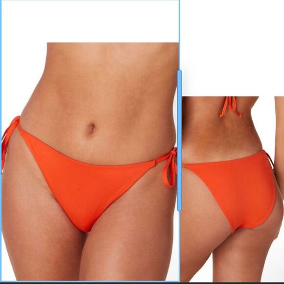 Andie Swim The String Bikini Bottom Orange - Picture 1 of 11